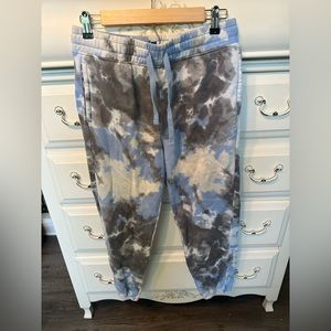Old Navy Unisex Joggers, Blue tye-Dye, Size Small